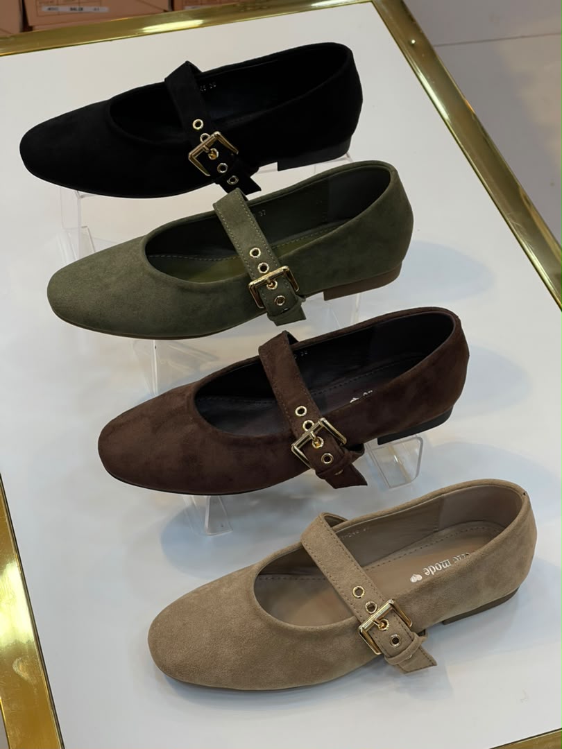 Ballerine en daim JY-246