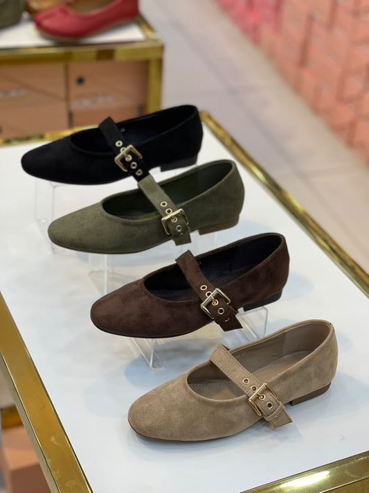 Ballerine en daim JY-246